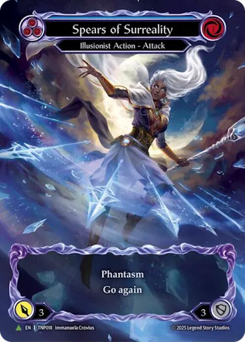 Spears of Surreality (Blue) (Marvel) [TNP018] (Promo)  Rainbow Foil | Magic Magpie
