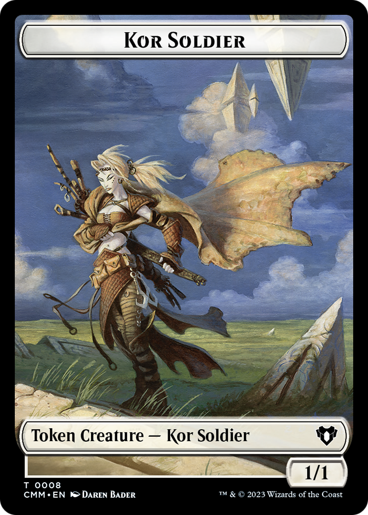 Kor Soldier Token [Commander Masters Tokens] | Magic Magpie