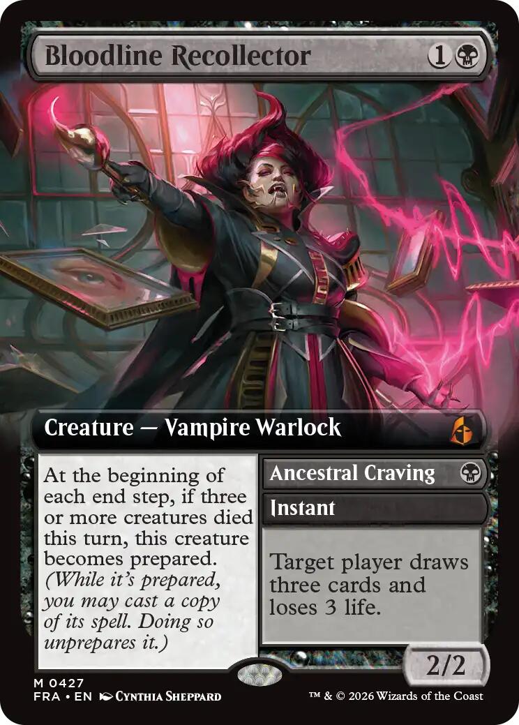 Bloodline Recollector (Extended Art) [Reality Fracture] | Magic Magpie