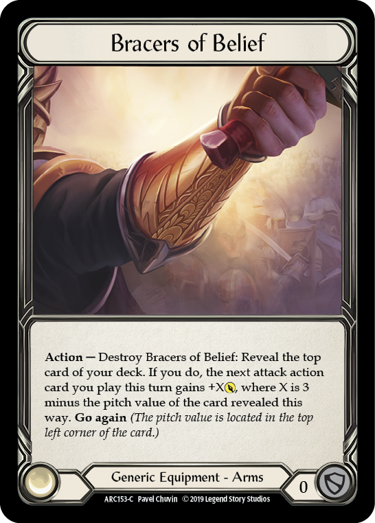 Bracers of Belief [ARC153-C] (Arcane Rising)  1st Edition Normal | Magic Magpie