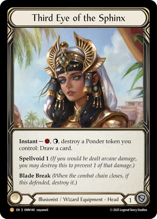 Third Eye of the Sphinx [OMN140] (Omens of the Third Age)  Rainbow Foil | Magic Magpie