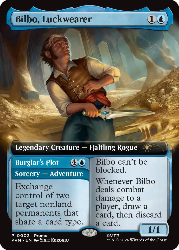 Bilbo, Luckwearer (Extended Art) [Media Promos] | Magic Magpie