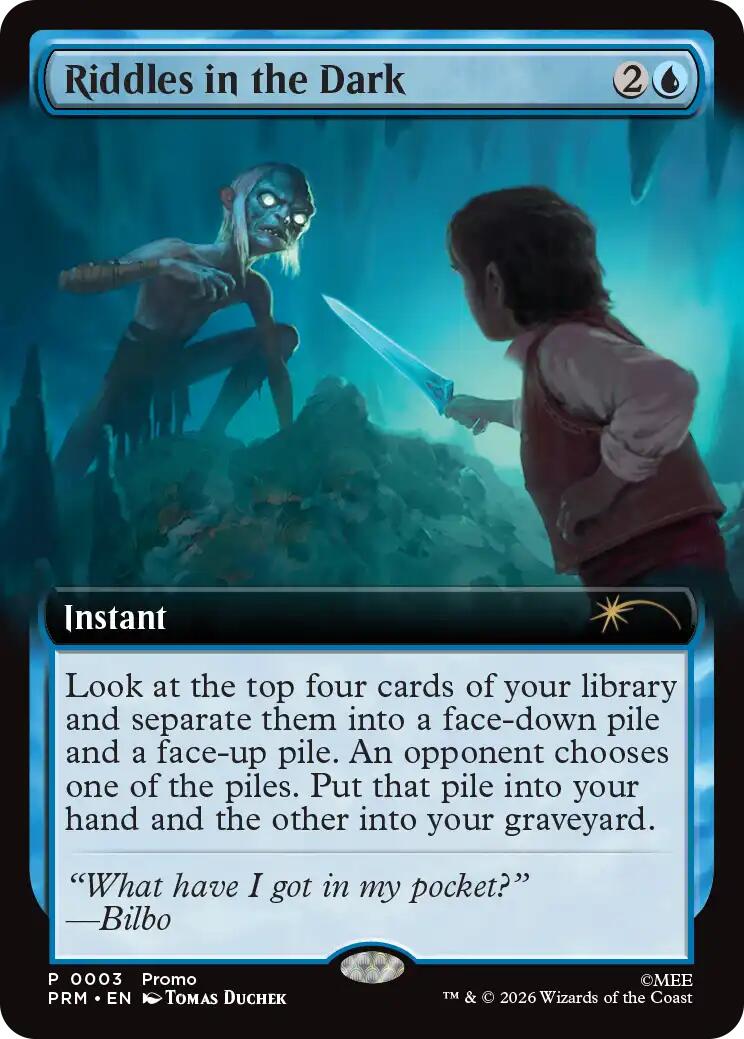 Riddles in the Dark (Extended Art) [Media Promos] | Magic Magpie