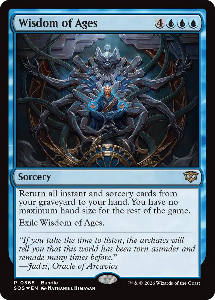 Wisdom of Ages (Bundle) [Secrets of Strixhaven Promos] | Magic Magpie