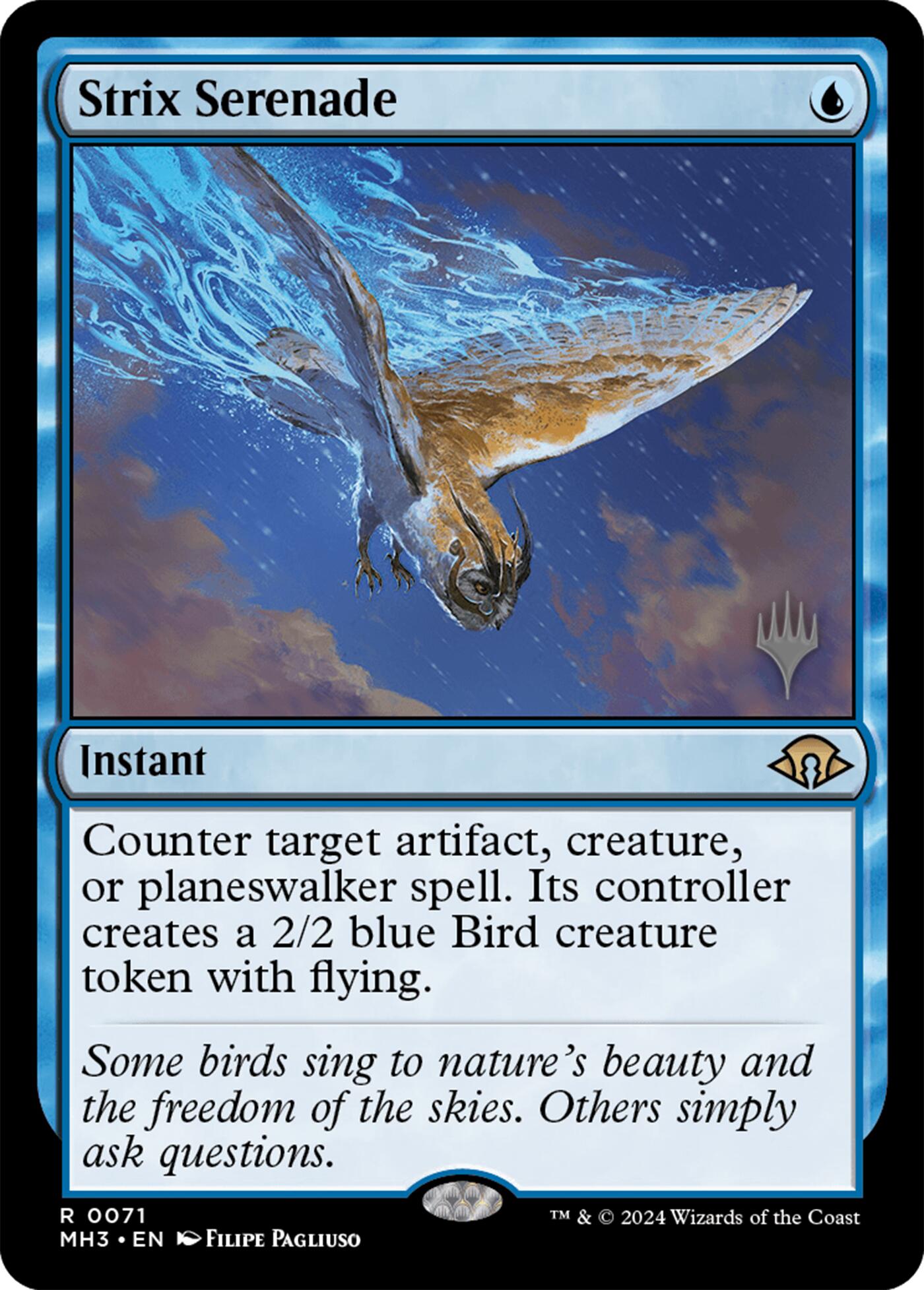 Strix Serenade [Modern Horizons 3 Promos] | Magic Magpie