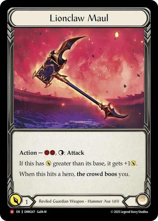 Lionclaw Maul [OMN247] (Omens of the Third Age) | Magic Magpie