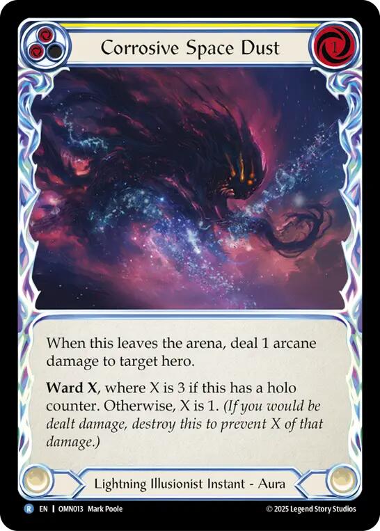 Corrosive Space Dust (Yellow) [OMN013] (Omens of the Third Age) | Magic Magpie