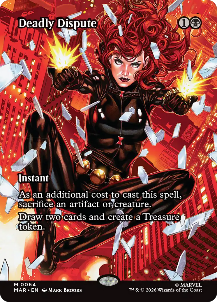 Deadly Dispute (Borderless) [Marvel Universe: Eternal-Legal] | Magic Magpie
