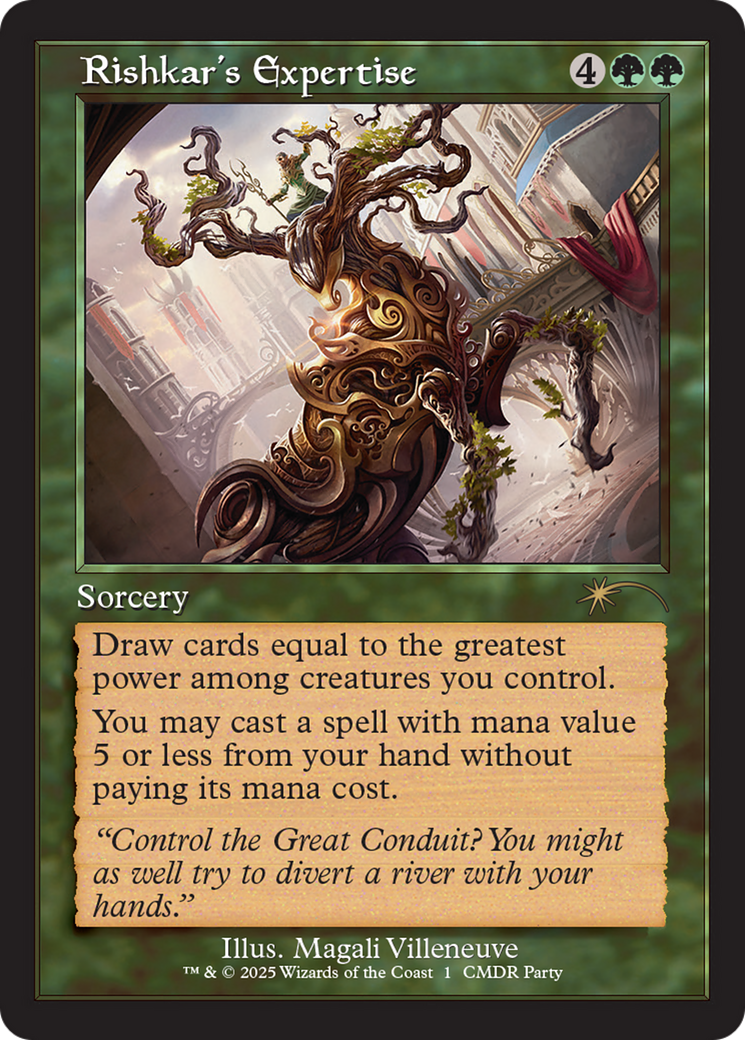 Rishkar's Expertise (Retro Frame) [Wizards Play Network 2025] | Magic Magpie