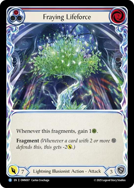 Fraying Lifeforce [OMN007] (Omens of the Third Age) | Magic Magpie