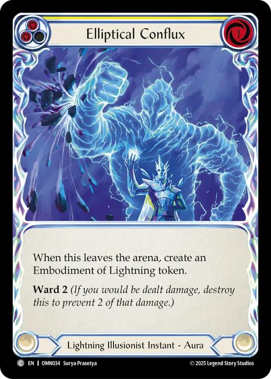 Elliptical Conflux [OMN034] (Omens of the Third Age)  Cold Foil | Magic Magpie