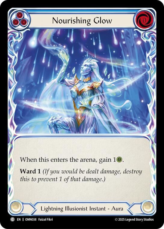 Nourishing Glow (Blue) [OMN038] (Omens of the Third Age) | Magic Magpie