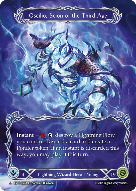 Oscilio Scion Of The Third Age (Marvel) [OMN095] (Omens of the Third Age)  Cold Foil | Magic Magpie