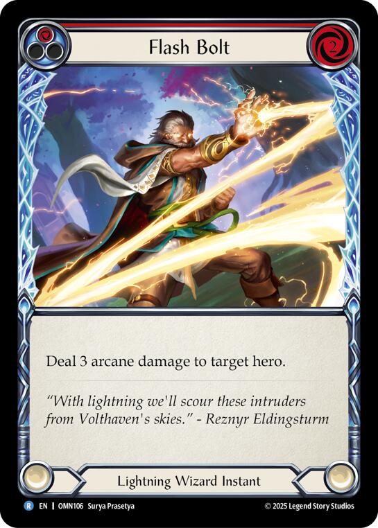 Flash Bolt (Red) [OMN106] (Omens of the Third Age) | Magic Magpie