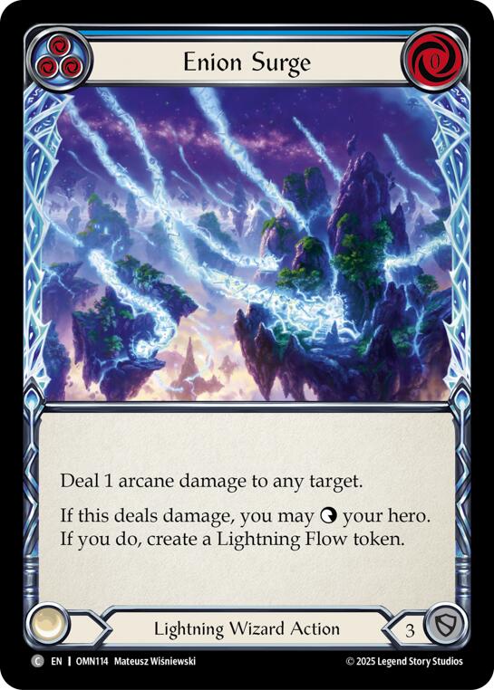 Enion Surge (Blue) [OMN114] (Omens of the Third Age) | Magic Magpie