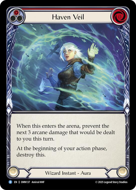 Haven Veil (Red) [OMN137] (Omens of the Third Age) | Magic Magpie