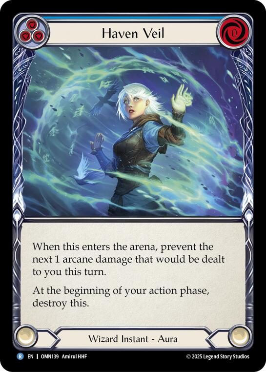 Haven Veil (Blue) [OMN139] (Omens of the Third Age) | Magic Magpie