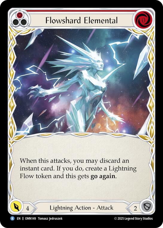 Flowshard Elemental (Red) [OMN149] (Omens of the Third Age) | Magic Magpie