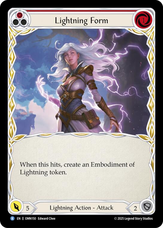 Lightning Form (Red) [OMN150] (Omens of the Third Age) | Magic Magpie