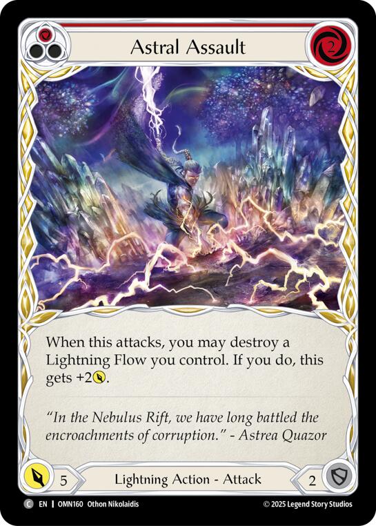 Astral Assault (Red) [OMN160] (Omens of the Third Age) | Magic Magpie