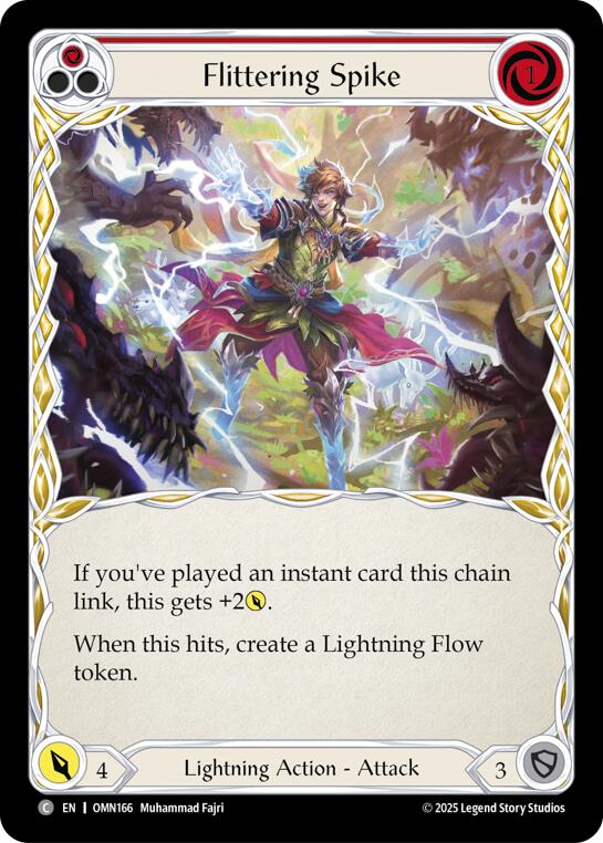Flittering Spike (Red) [OMN166] (Omens of the Third Age) | Magic Magpie