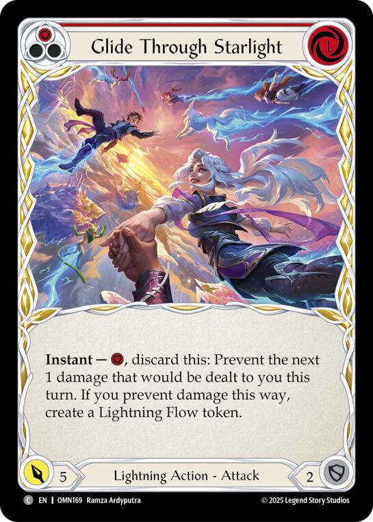 Glide Through Starlight (Red) [OMN169] (Omens of the Third Age) | Magic Magpie
