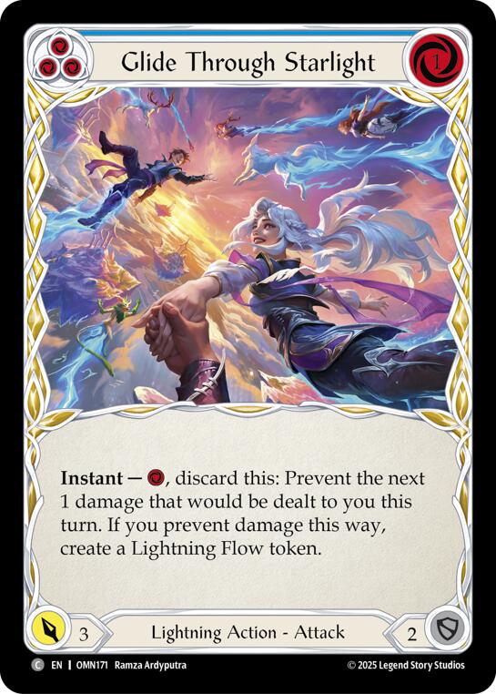 Glide Through Starlight (Blue) [OMN171] (Omens of the Third Age) | Magic Magpie
