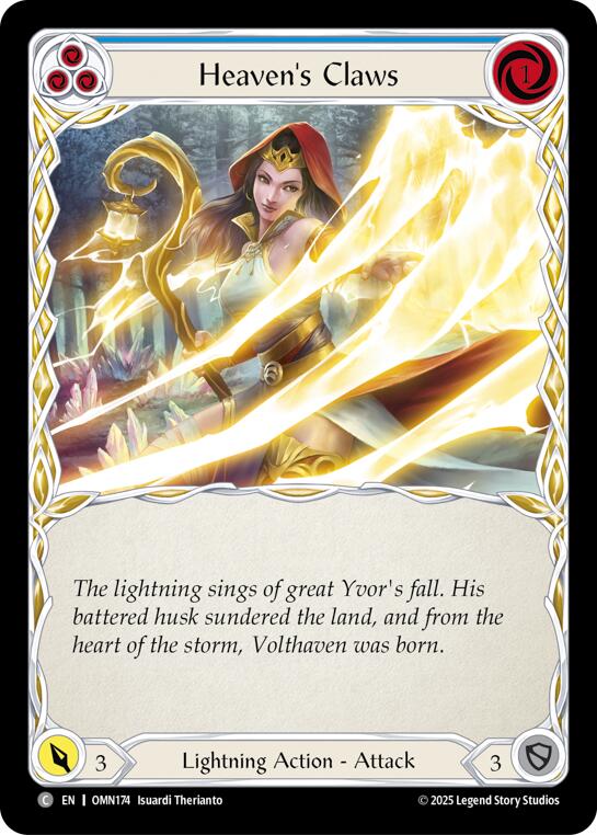 Heavens Claws (Yellow) [OMN174] (Omens of the Third Age) | Magic Magpie