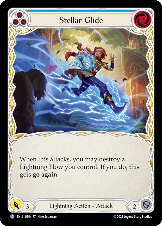 Stellar Glide (Blue) [OMN177] (Omens of the Third Age) | Magic Magpie