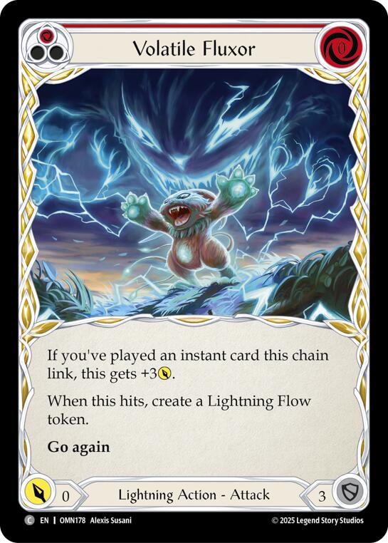 Volatile Fluxor (Red) [OMN178] (Omens of the Third Age) | Magic Magpie