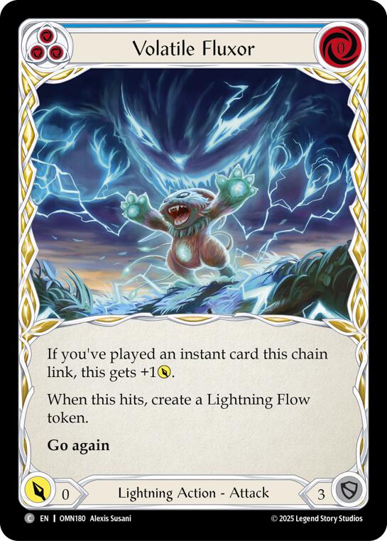 Volatile Fluxor (Blue) [OMN180] (Omens of the Third Age) | Magic Magpie