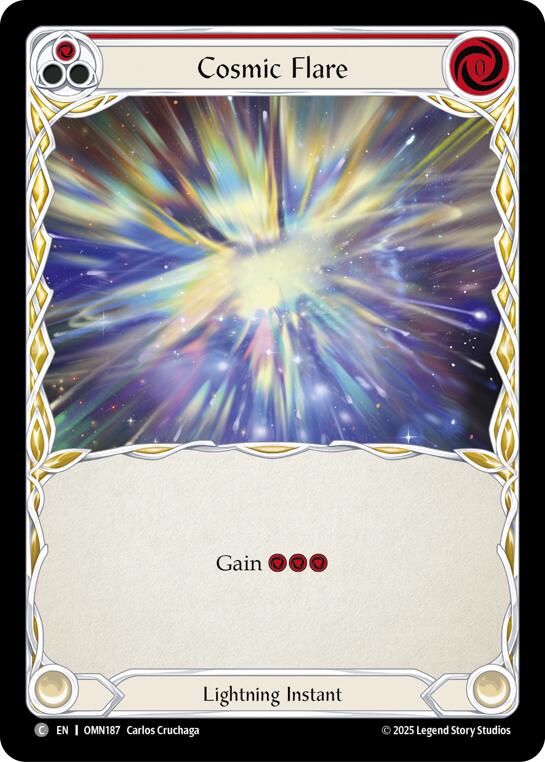 Cosmic Flare (Red) [OMN187] (Omens of the Third Age) | Magic Magpie