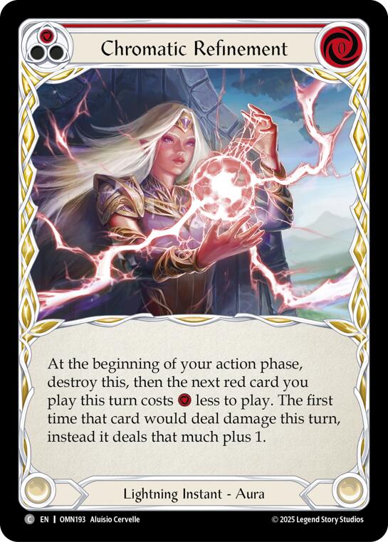 Chromatic Refinement (Red) [OMN193] (Omens of the Third Age) | Magic Magpie