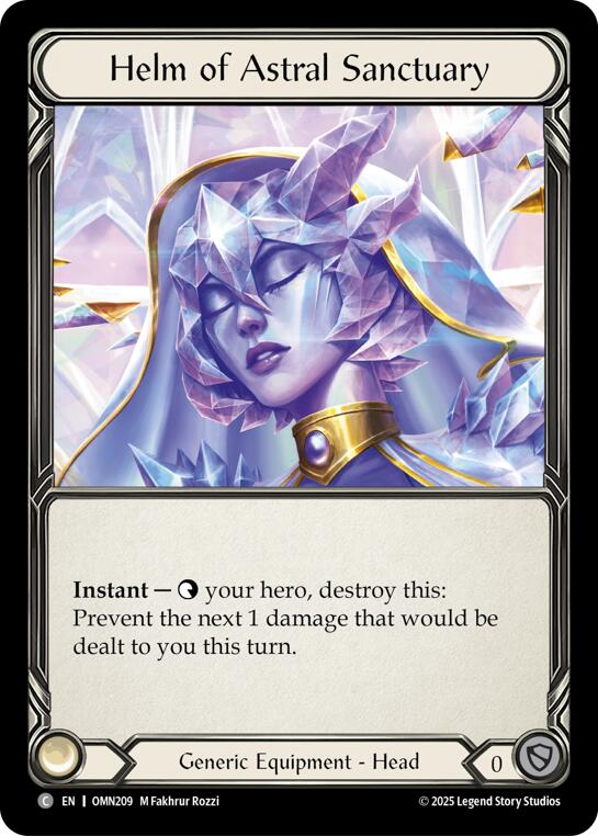 Helm Of Astral Sanctuary [OMN209] (Omens of the Third Age) | Magic Magpie