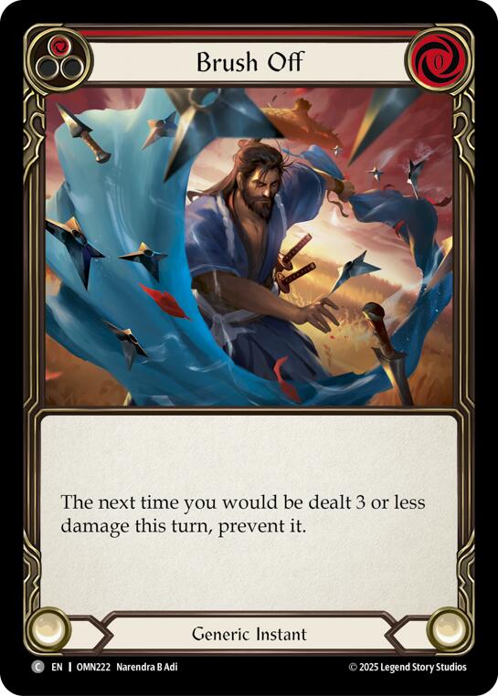 Brush Off (Red) [OMN222] (Omens of the Third Age) | Magic Magpie