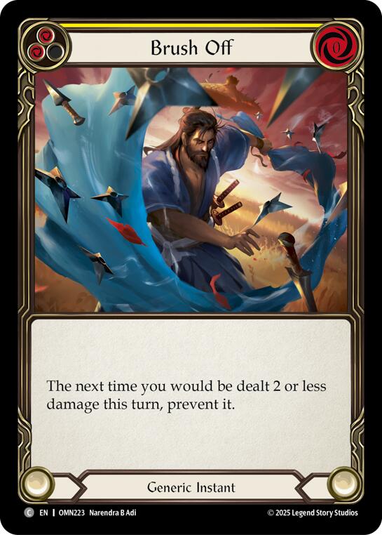 Brush Off (Yellow) [OMN223] (Omens of the Third Age) | Magic Magpie