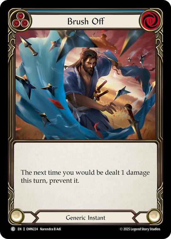 Brush Off (Blue) [OMN224] (Omens of the Third Age) | Magic Magpie