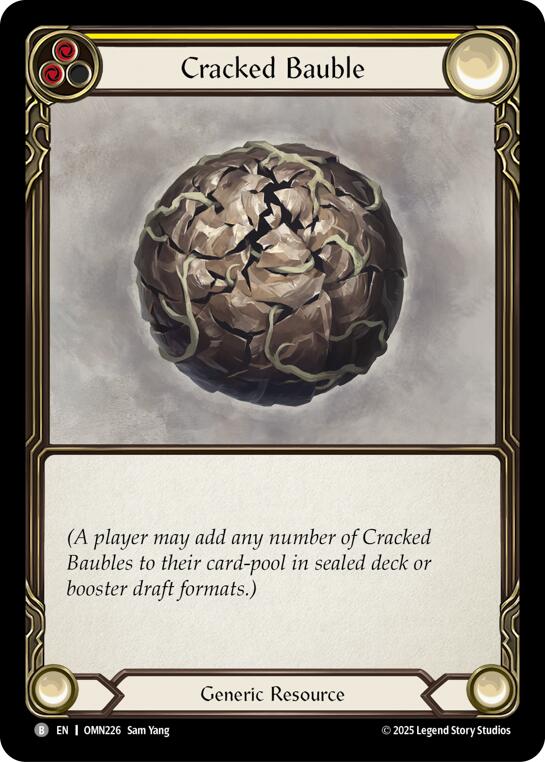 Cracked Bauble (Yellow) [OMN226] (Omens of the Third Age) | Magic Magpie