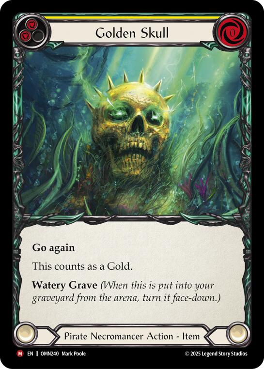 Golden Skull (Yellow) [OMN240] (Omens of the Third Age) | Magic Magpie