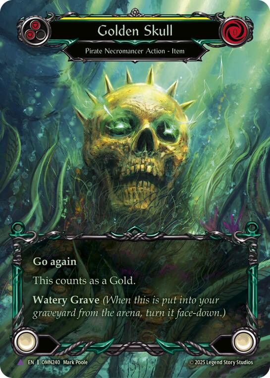 Golden Skull (Yellow) (Marvel) [OMN240] (Omens of the Third Age)  Cold Foil | Magic Magpie