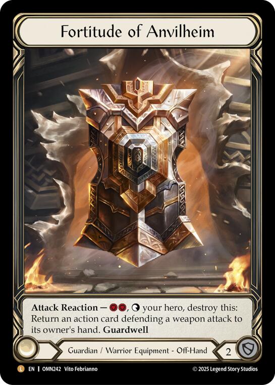 Fortitude Of Anvilheim [OMN242] (Omens of the Third Age)  Cold Foil | Magic Magpie