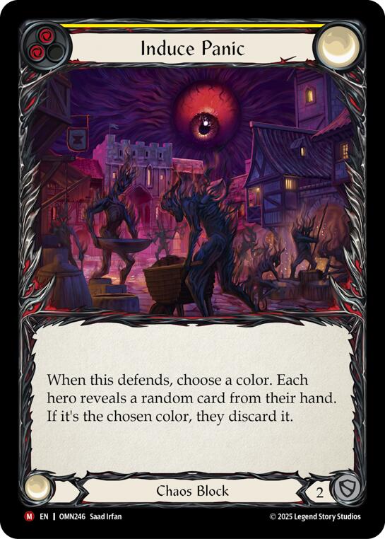 Induce Panic (Yellow) [OMN246] (Omens of the Third Age) | Magic Magpie