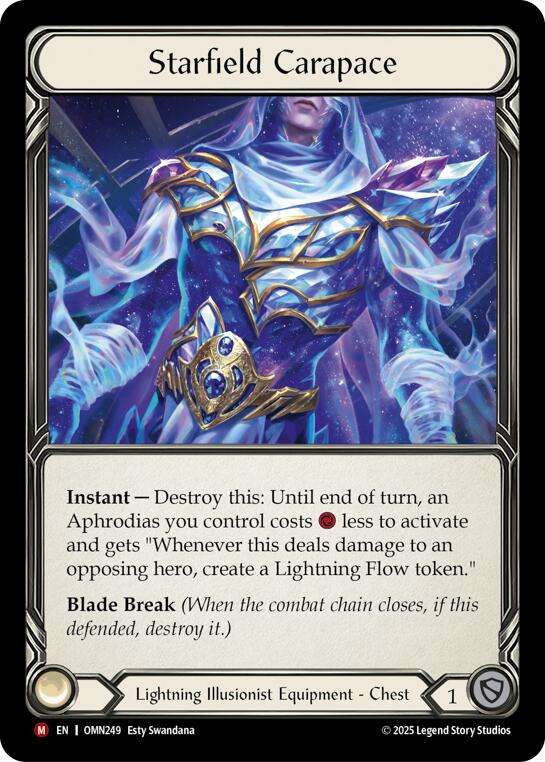 Starfield Carapace [OMN249] (Omens of the Third Age)  Cold Foil | Magic Magpie