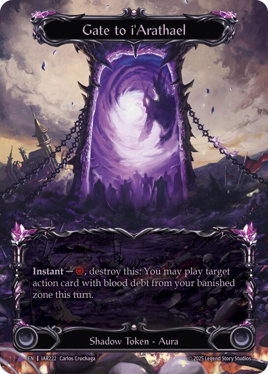 Gate to i'Arathael (Marvel) [IAR222-MV] (Omens of the Third Age)  Cold Foil | Magic Magpie