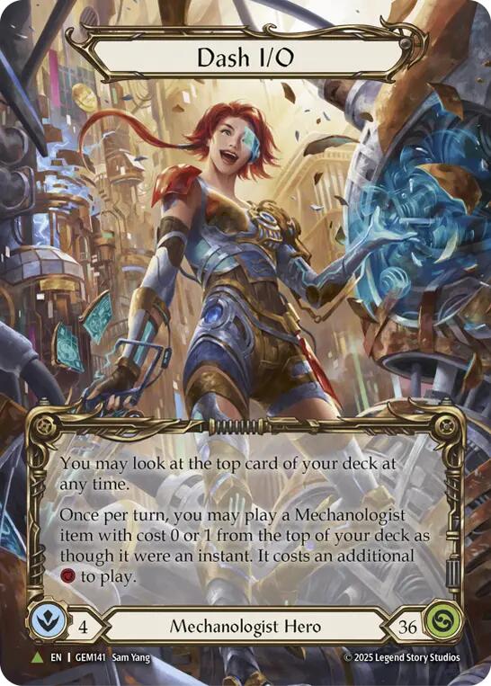 Dash I/O (Marvel) [GEM141-MV] (GEM Pack 5)  Cold Foil | Magic Magpie