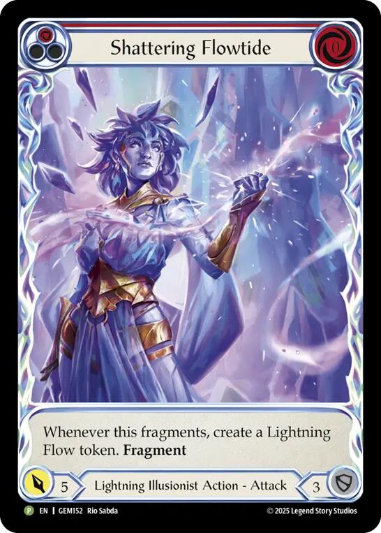 Shattering Flowtide (Red) [GEM152] (GEM Pack 5) | Magic Magpie