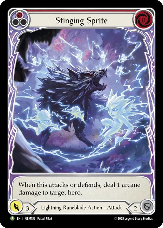 Stinging Sprite (Red) [GEM153] (GEM Pack 5) | Magic Magpie