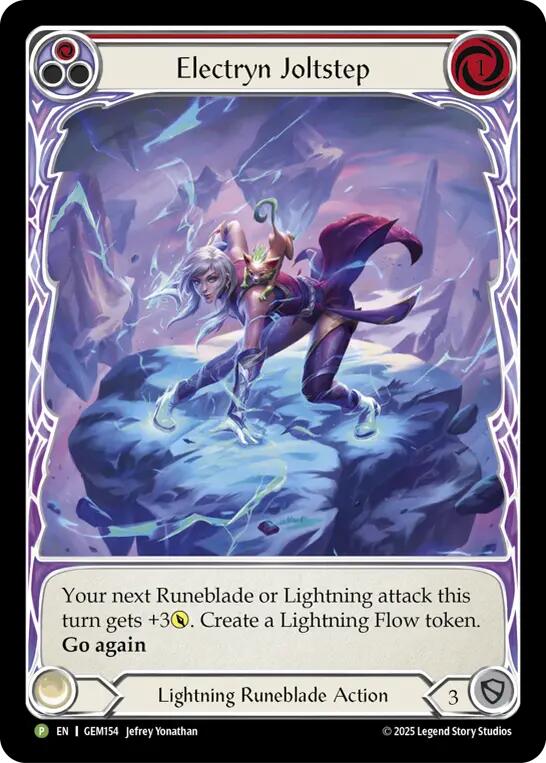 Electryn Joltstep (Red) [GEM154] (Gem Pack 5)  Rainbow Foil | Magic Magpie