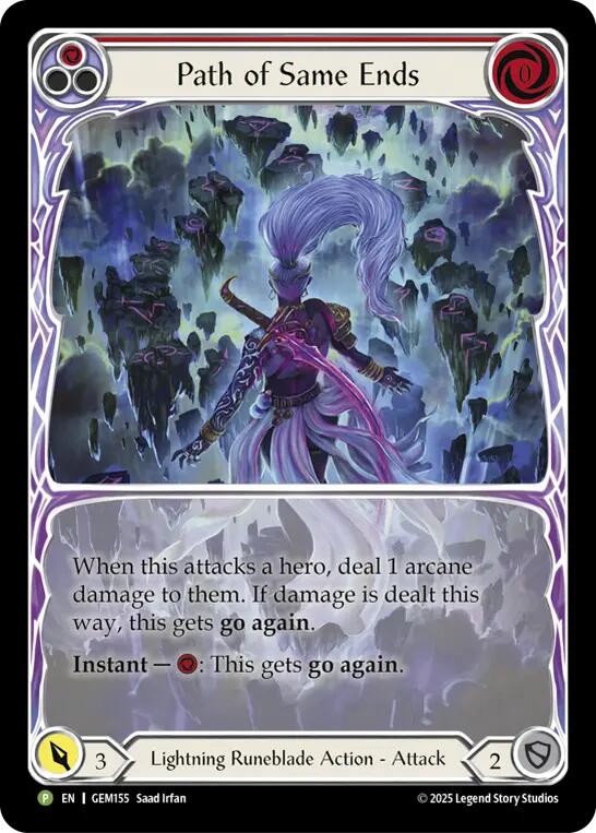 Path of Same Ends (Red) [GEM155] (GEM Pack 5) | Magic Magpie