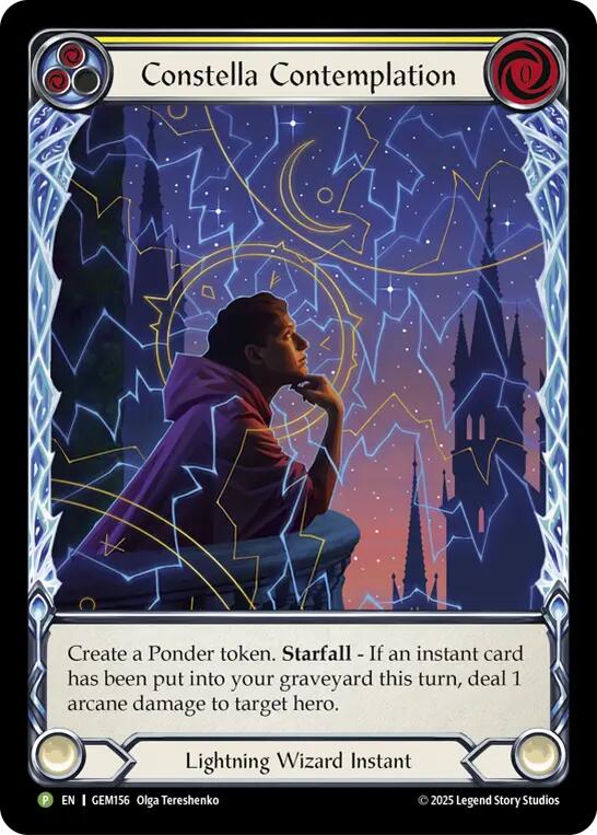 Constella Contemplation (Yellow) [GEM156] (GEM Pack 5) | Magic Magpie